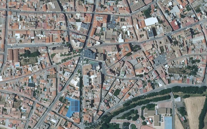 Vista aérea del pueblo, no de la casa · Casa en Argamasilla De Calatrava