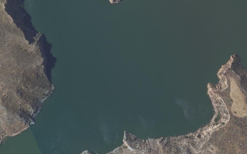 Vista aérea del pueblo, no de la casa · Apartamento en Cuevas De Almanzora