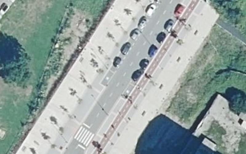 Vista aérea · Piso en Lugones