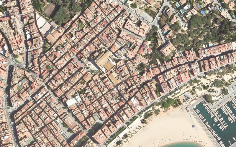 Vista aérea · Piso en Blanes